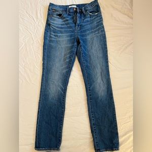 Madewell High rise Slim Boyjean Size 27